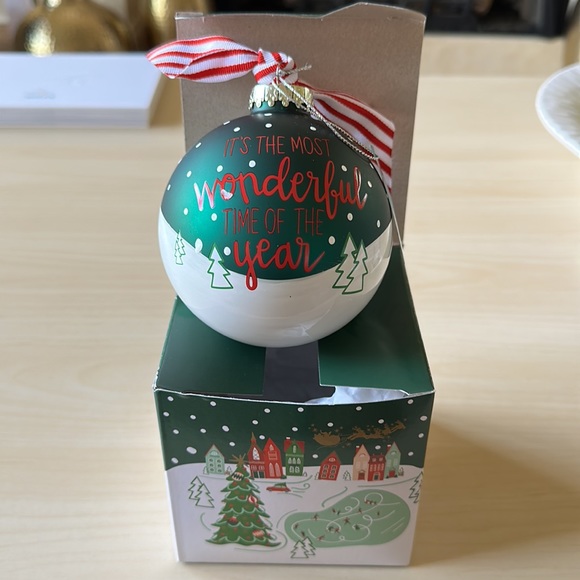 🆕 Coton Colors Town Square Glass Ornament - Picture 5 of 5